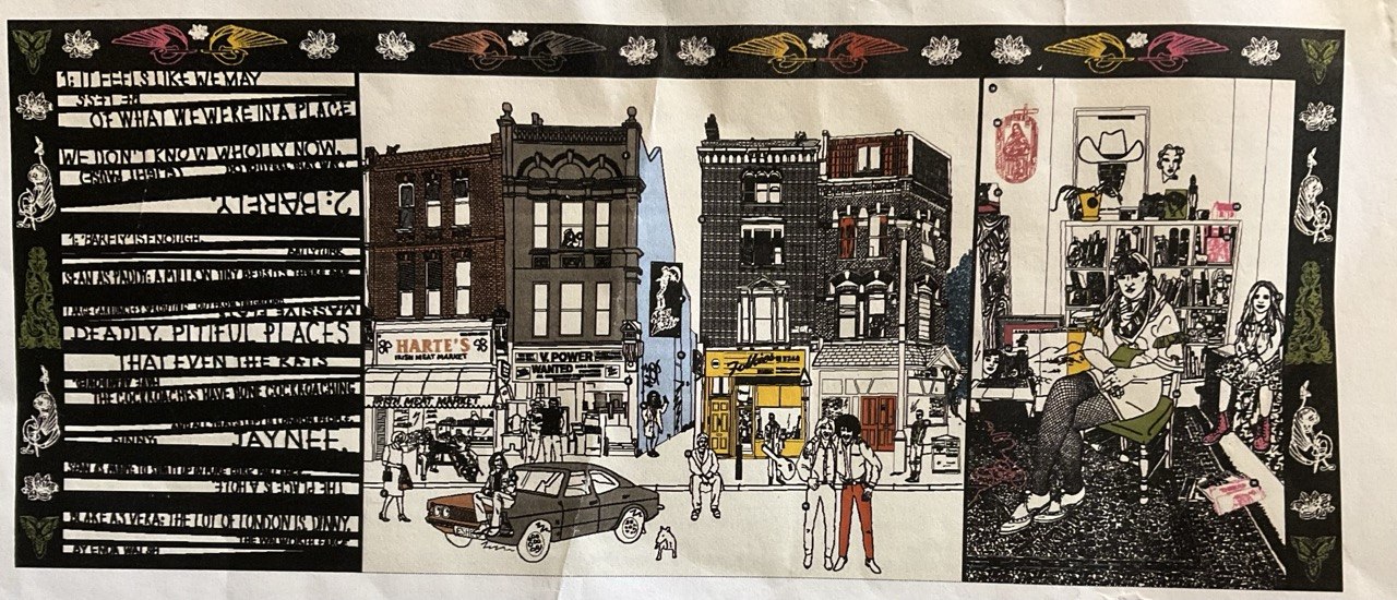Kilburn community tapestry panoramic artwork
