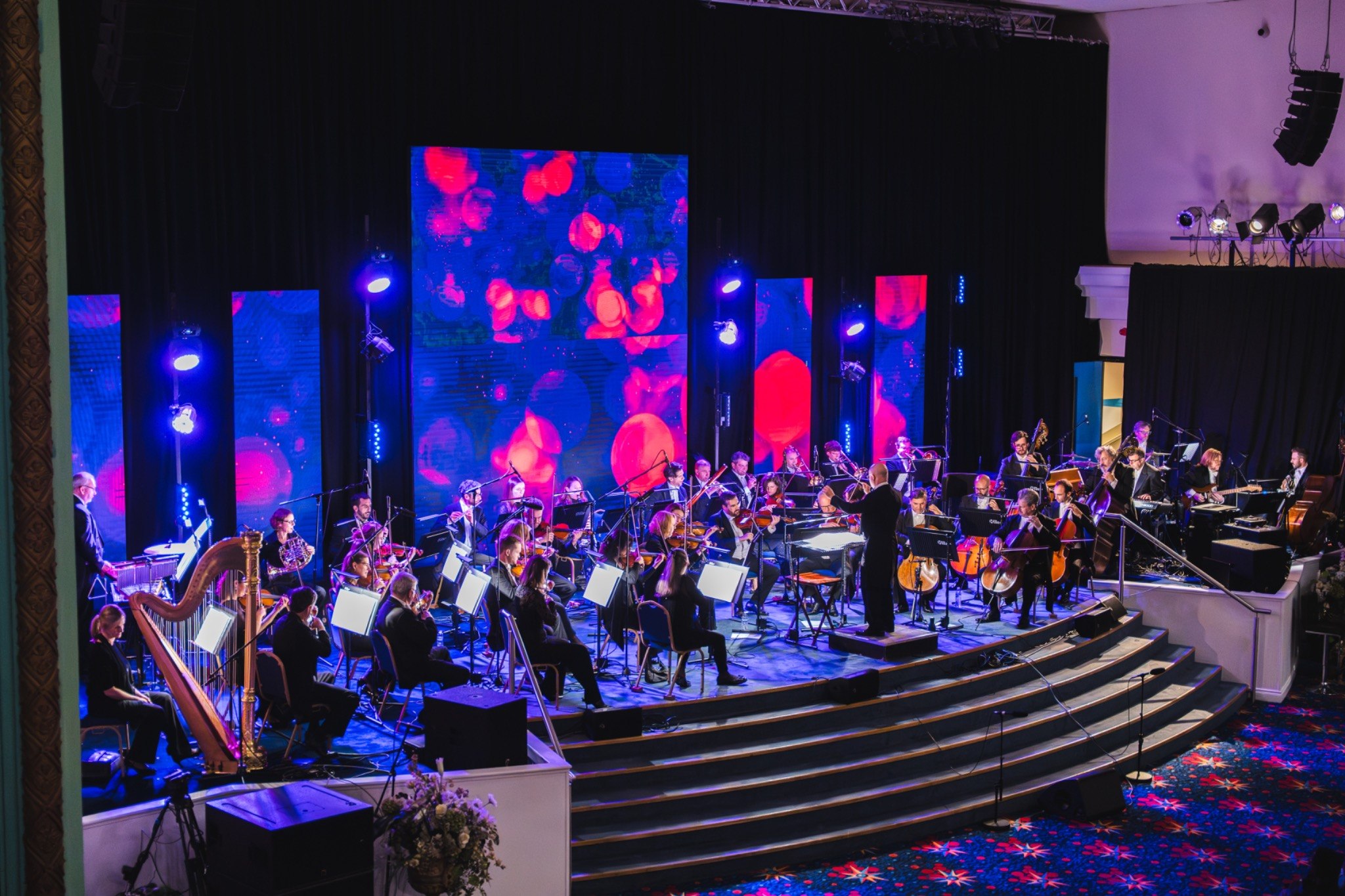 Royal Philharmonic Orchestra performing at the Gaumont State Theatre